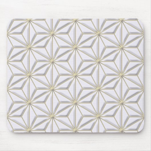 goldenes Sternenlicht Mousepad (Vorne)