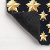 Goldenes Sternenmuster Mousepad (Ecke)