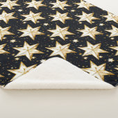 Goldenes Sternenmuster Sherpadecke (3/4)