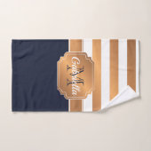 Goldenes Streifenmuster Badhandtuch Set (Handtuch)