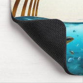 "Goldenes Stundenglühen" Mousepad (Ecke)