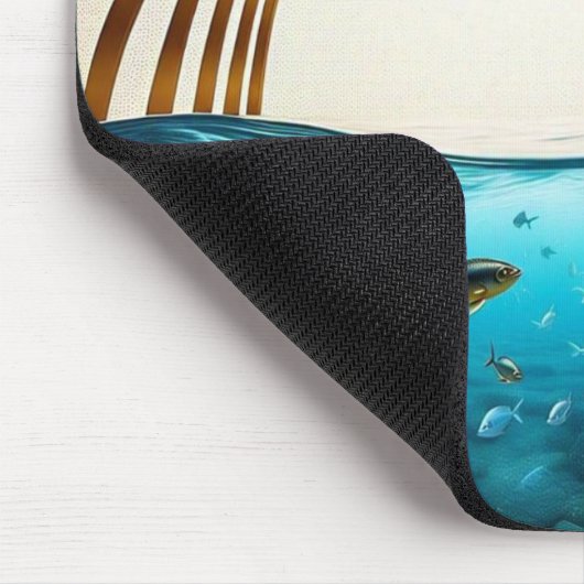 "Goldenes Stundenglühen" Mousepad (Ecke)