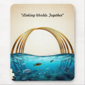 "Goldenes Stundenglühen" Mousepad (Vorne)