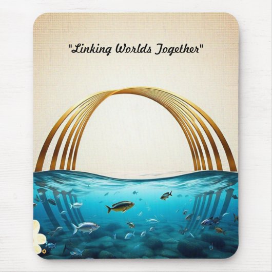 "Goldenes Stundenglühen" Mousepad (Vorne)