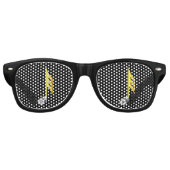 Goldenes Symbol einer Musiknote 1/32 Partybrille (Vorderseite)