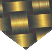 Goldenes Tablett Gold Tischdecke (Schrägansicht)