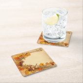 Goldenes Tapestes vom Herbst: Ernte des Todes Rechteckiger Pappuntersetzer (Vor Ort)