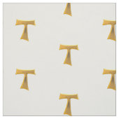 Goldenes Tau-Symbol-Gewebe Stoff (Muster)