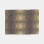 Goldenes Texturmuster-Decke Fleecedecke (Vorderseite (Horizontal))