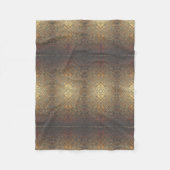 Goldenes Texturmuster-Decke Fleecedecke (Vorderseite)