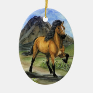 Goldenes Tolt Keramik Ornament