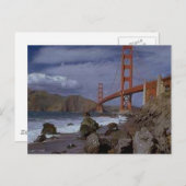 Goldenes Tor aus dem Pazifik Postkarte (Vorne/Hinten)