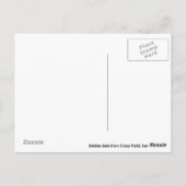 Goldenes Tor aus dem rauen Feld Postkarte (Rückseite)