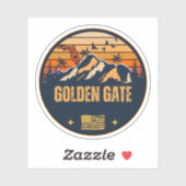 Goldenes Tor, Florida Aufkleber (Blatt)
