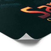 Goldenes Tor: San Francisco Skyline Poster (Ecke)