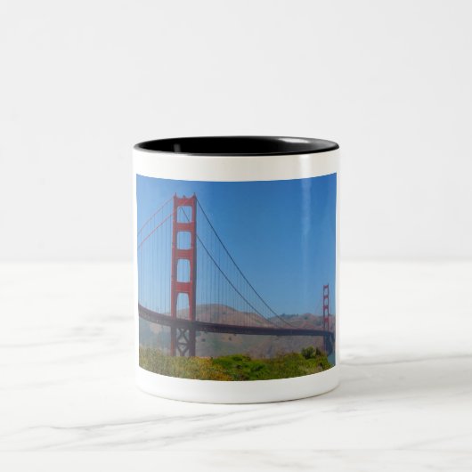 goldenes Tor Zweifarbige Tasse (Mittel)