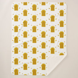 Goldenes Torportal – Minimalistischer Abstrakt Sherpadecke