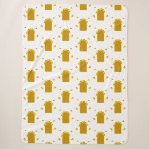 Goldenes Torportal – Minimalistischer Abstrakt Sherpadecke