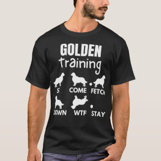 Goldenes Training Golden Retriever Hundetricks T-Shirt