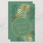 Goldenes Tropisches Brautparty-Spiel (Vorne/Hinten)