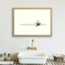 Goldenes Verhältnis ästhetische Wabi sabi Küstenwa Poster