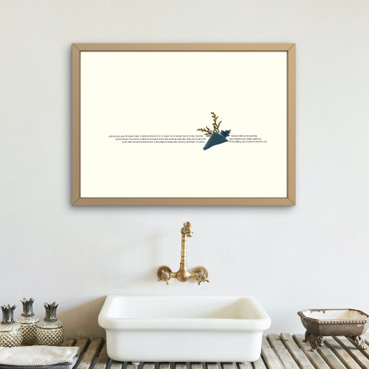 Goldenes Verhältnis ästhetische Wabi sabi Küstenwa Poster