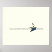 Goldenes Verhältnis ästhetische Wabi sabi Küstenwa Poster (Vorne)