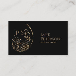 Goldenes Verhältnis - Blume des Lebens - Heilige G Visitenkarte