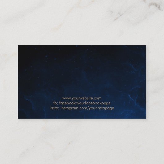 Goldenes Verhältnis - Blume des Lebens - Heilige G Visitenkarte (Rückseite)