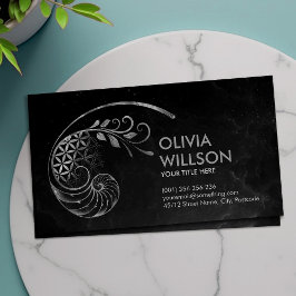 Goldenes Verhältnis - Blume des Lebens - Heilige G Visitenkarte