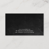 Goldenes Verhältnis - Blume des Lebens - Heilige G Visitenkarte (Rückseite)