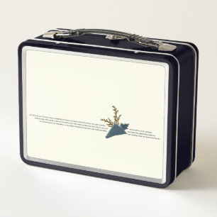 Goldenes Verhältnis der ästhetischen Küstenkunst z Metall Brotdose