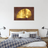 Goldenes Verhältnis, Fibonacci Spiral Leinwanddruck (Insitu (Schlafzimmer))