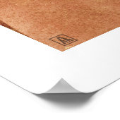 Goldenes Verhältnis, Fibonacci Spiral Poster (Ecke)