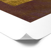 Goldenes Verhältnis, Fibonacci Spiral Poster (Ecke)