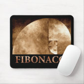 Goldenes Verhältnis, Fibonacci-Spirale Mousepad (Mit Mouse)