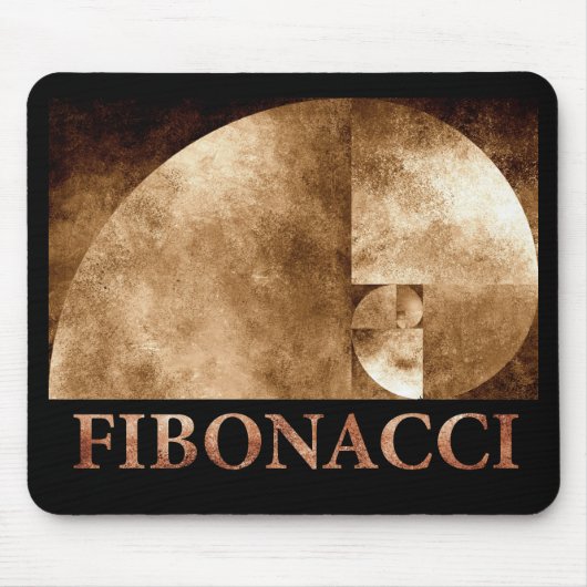 Goldenes Verhältnis, Fibonacci-Spirale Mousepad (Vorne)