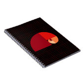 Goldenes Verhältnis, Fibonacci-Spirale Notizblock (Rechte Seite)