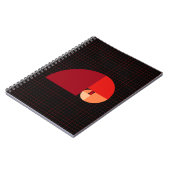 Goldenes Verhältnis, Fibonacci-Spirale Notizblock (Linke Seite)