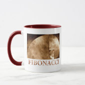 Goldenes Verhältnis, Fibonacci-Spirale Tasse (Links)
