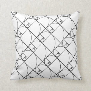 Goldenes Verhältnis Fibonaccis - einzigartige Kissen