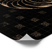 Goldenes Verhältnis - Heilige Geometrie Poster (Ecke)