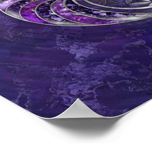 Goldenes Verhältnis - Heilige Geometrie Poster (Ecke)