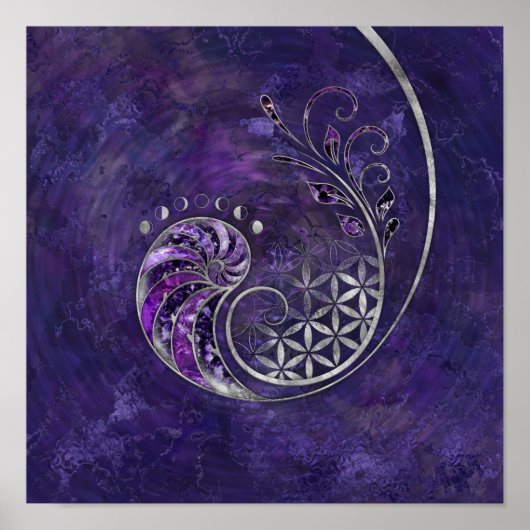 Goldenes Verhältnis - Heilige Geometrie Poster (Vorne)