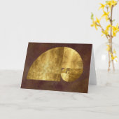 Goldenes Verhältnis Karte (Gelbe Blume)