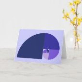 Goldenes Verhältnis Karte (Gelbe Blume)