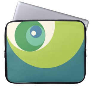 Goldenes Verhältnis kreist ein (Grün) Laptopschutzhülle