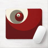 Goldenes Verhältnis kreist ein (Rot) Mousepad (Mit Mouse)