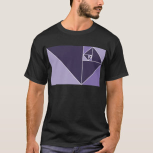 Goldenes Verhältnis (lila) T-Shirt