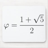 Goldenes Verhältnis Mousepad (Vorne)